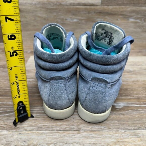 Timberland Brattle Hiker Blue Suede Ankle Boot Women's Size 7 - Picture 4 of 9